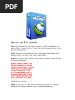 IDM Registration Guide and Serial Keys | PDF