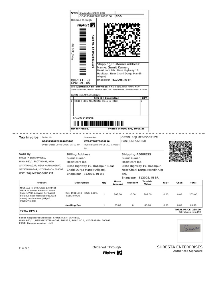 invoice_labels_1778373135892 | PDF | Taxes | Sales