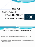 Dischage of Contract