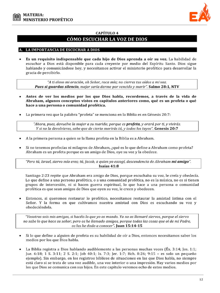 Maneras en Las Que Dios Habla | PDF