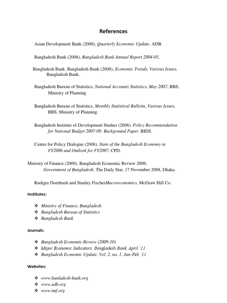 Reference (Inflation) | PDF