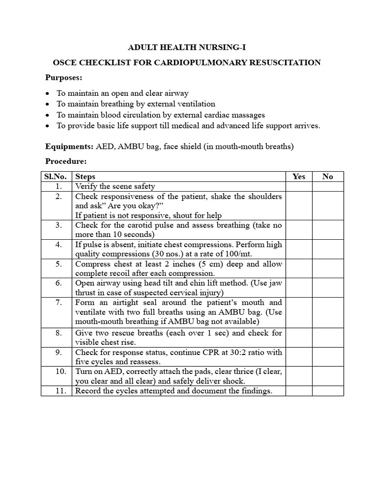 Cpr | PDF