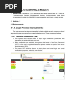 SAMPANN Login Guide for Pensioners | PDF | Password | Login