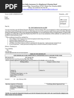 Life Certificate for NI65 Form Recipients | PDF | Identity Document ...