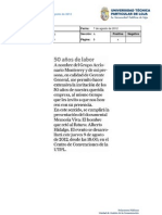 Informe de Prensa Semana Del 9 Al 24 de Agosto de 2012