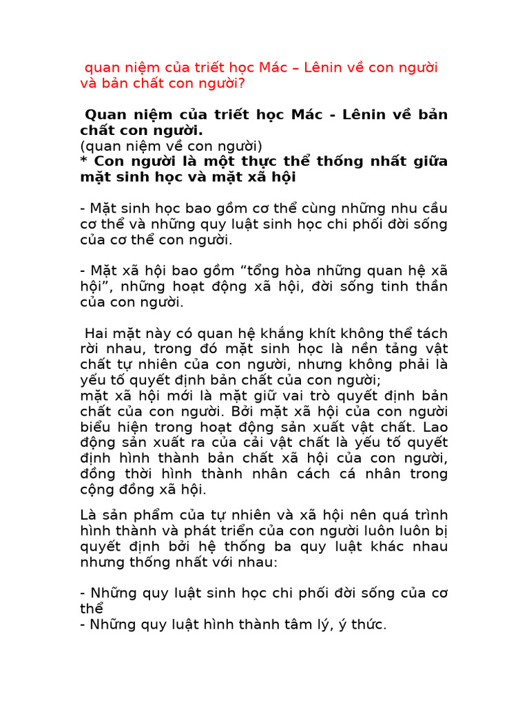 Triết Cdd7 - Tt | PDF