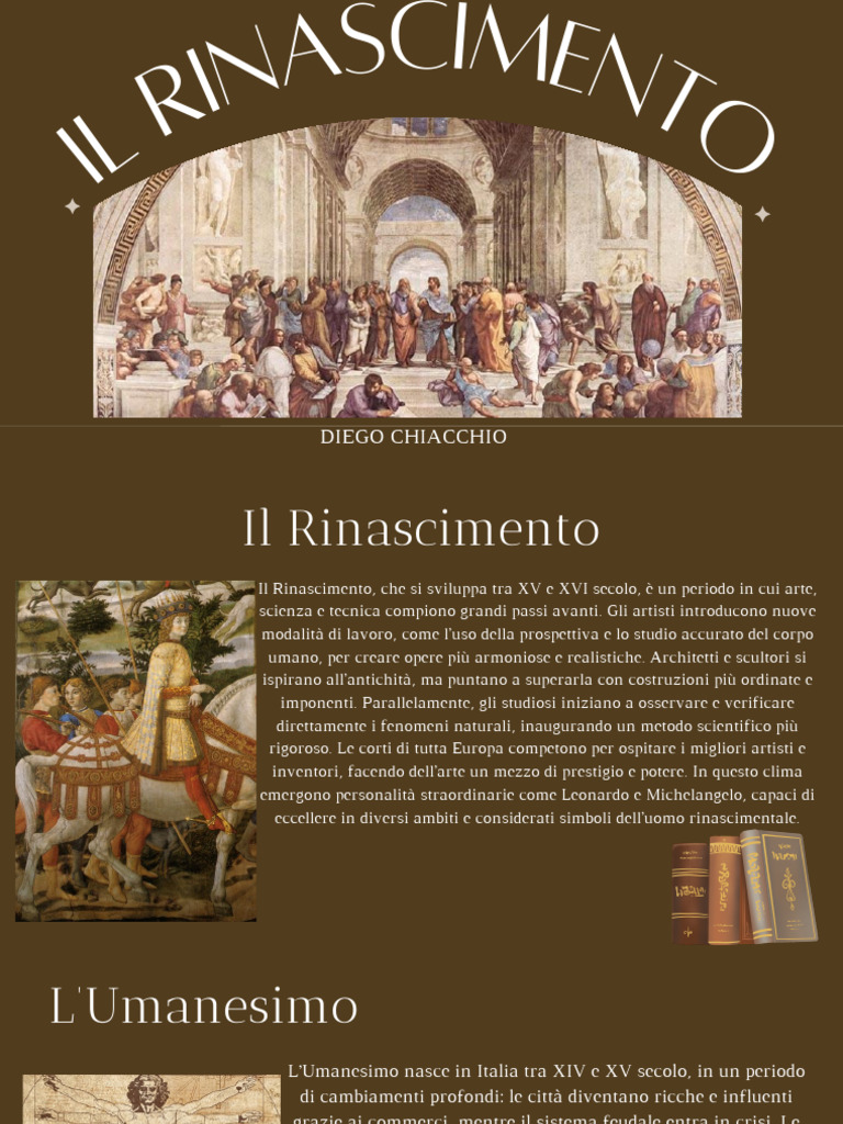 Il Rinascimento e L'umanesimo - 20260513 - 092433 - 0000 | PDF