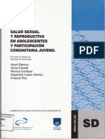 Salud Sexual y Reproductiva en Adolescentes y Participación Comunitaria Juvenil