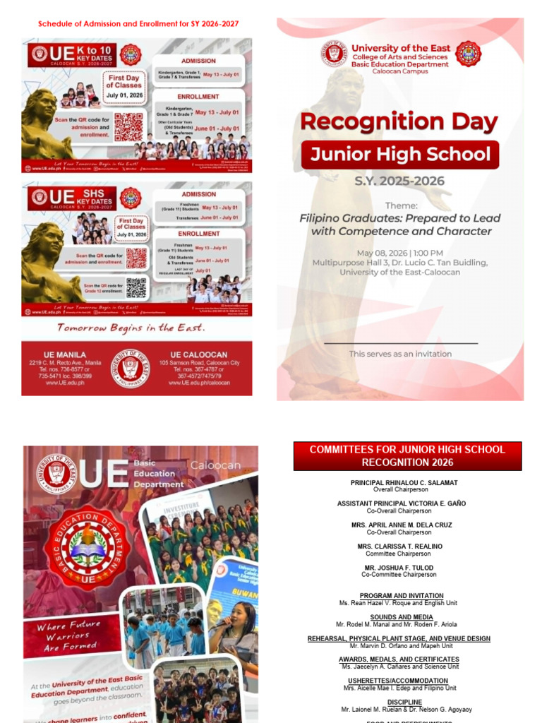 Recognition Program 2026 | PDF | Philippines
