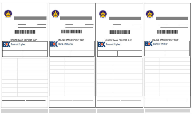 Get Deposit Slip | PDF | Science | Natural Environment