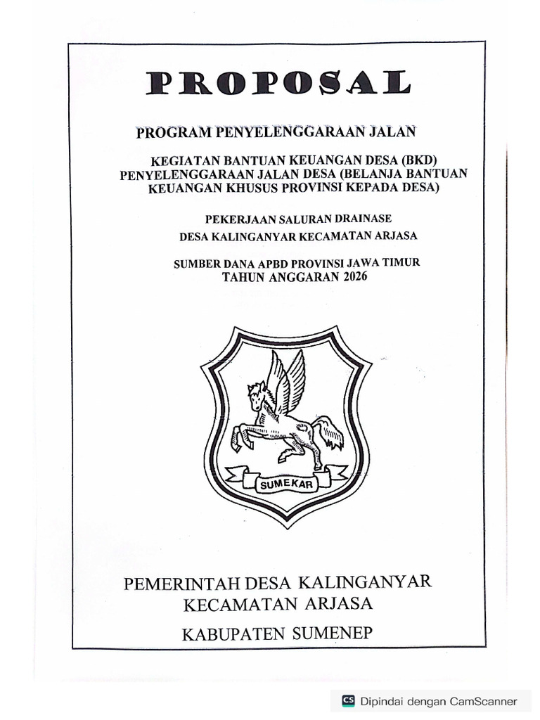 Proposal Pembangunan Dusun Kebun | PDF