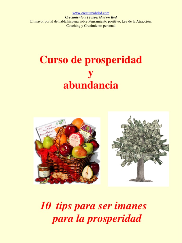 Curso de Abundancia y Prosperidad PDF | PDF | Desarrollo personal | Amor