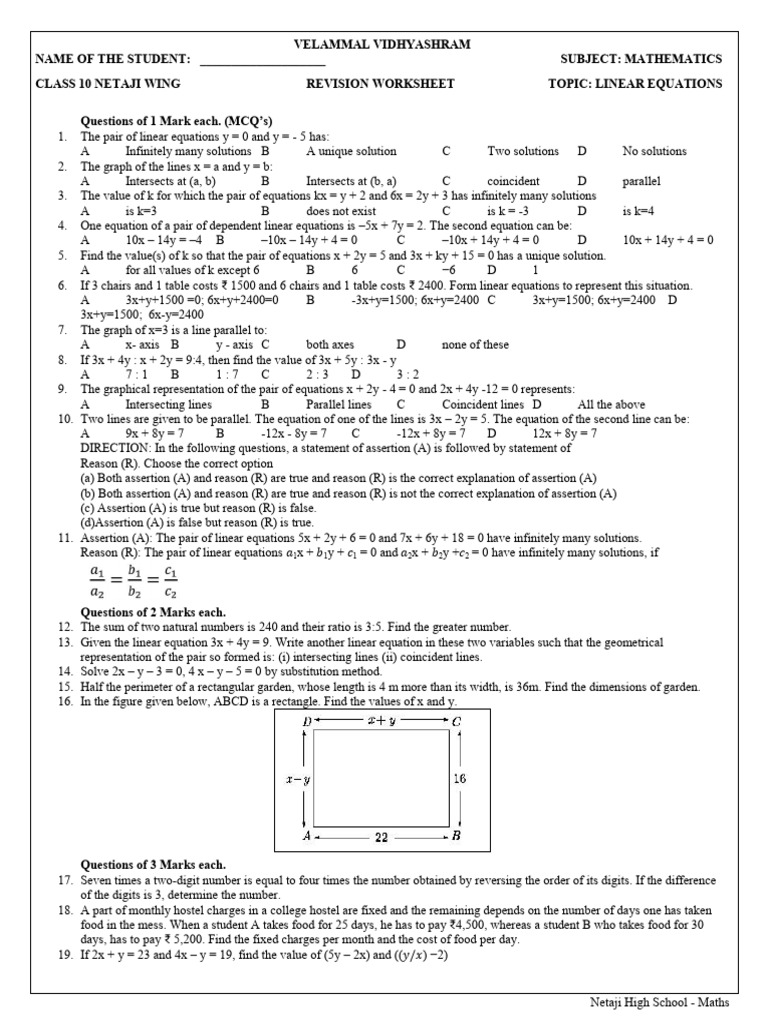 Grade 10 Practice Worksheet - Average | PDF