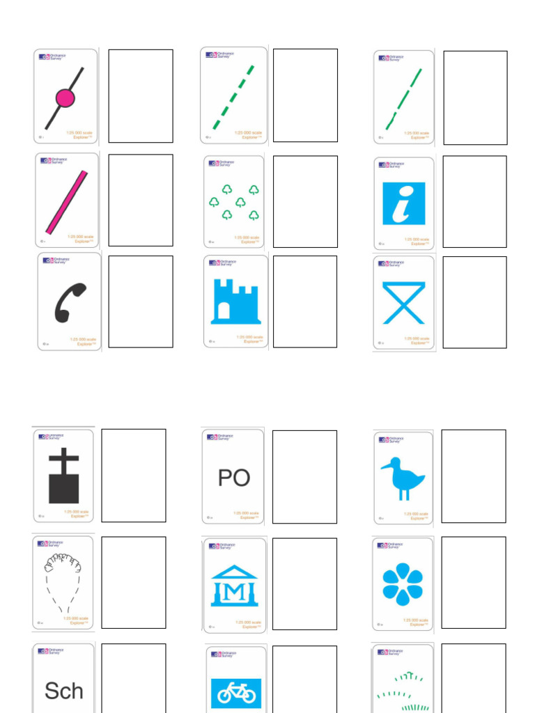 The Map Symbol Trail Trail Cards | PDF