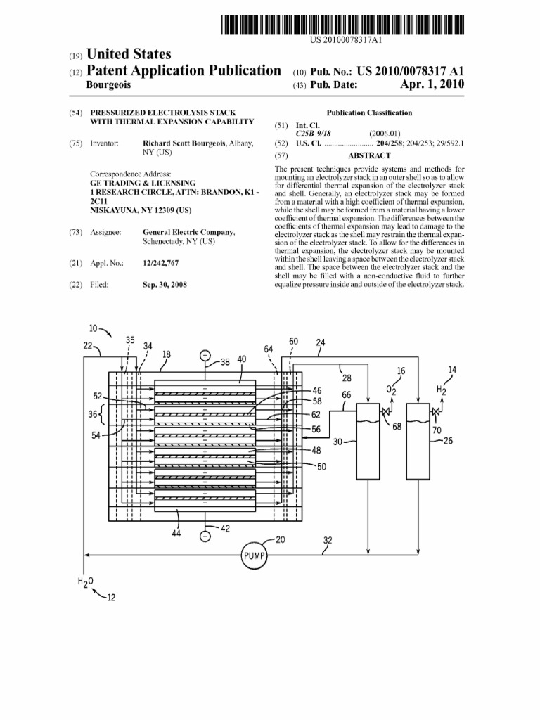 Us 20100078317 a 1 | PDF | Anode | Cathode