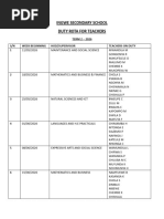 Duty Rota 2026 t1 | PDF
