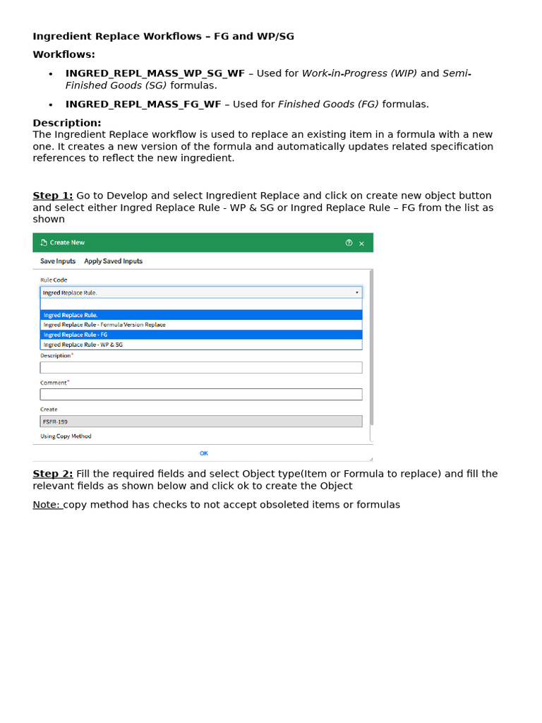 Ingredient Replace Workflows 1 | PDF | Computer Science | Computer ...