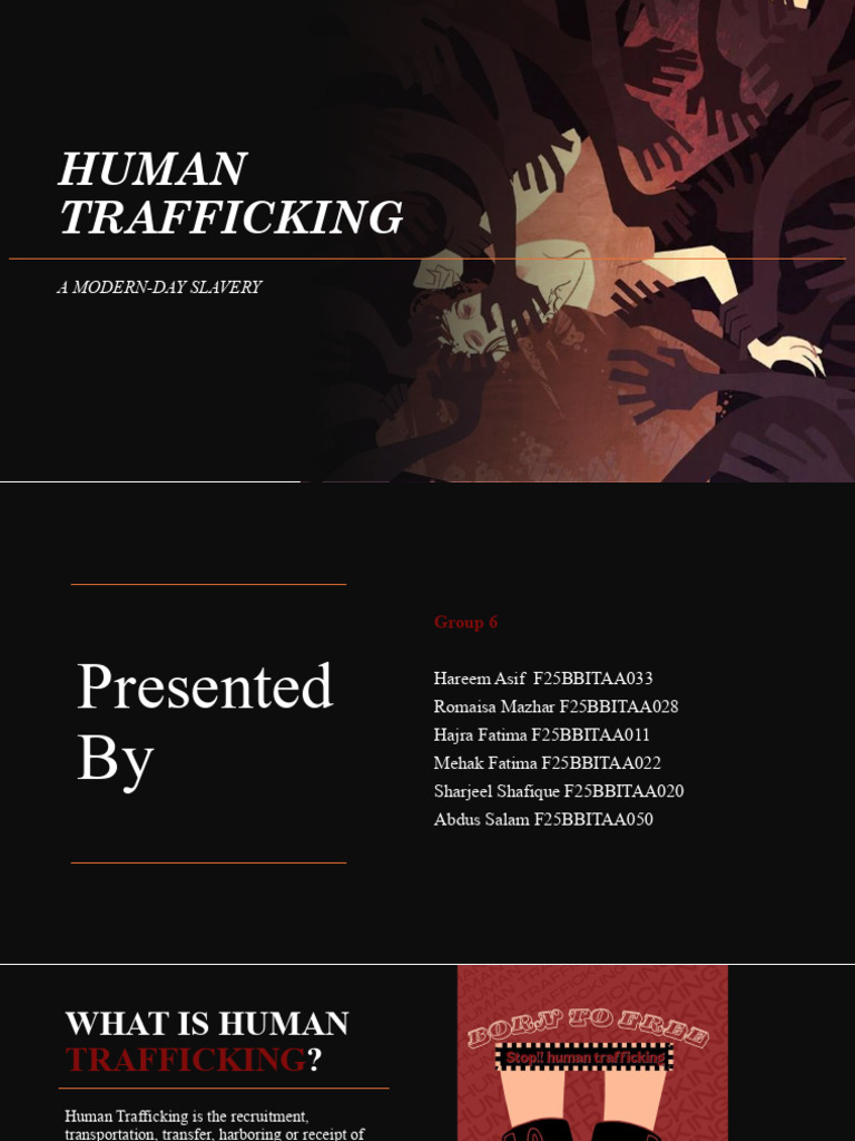 GROUP 6 (1) | PDF | Human Trafficking | Sexual Slavery