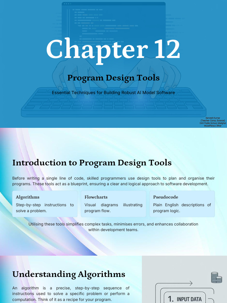 12-Program Design Tools | PDF | Algorithms | Computer Program
