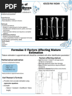 Ulna Length to Height Estimation Chart | PDF | Joints | Primate Anatomy