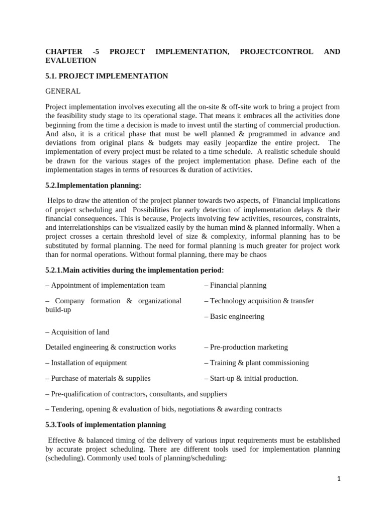 Chapter 5pro | PDF | Project Management | Evaluation