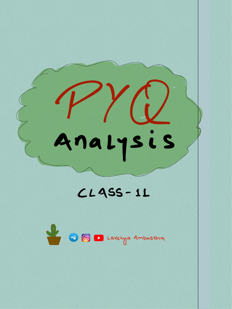 Pyq Analysis | PDF