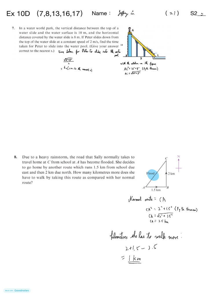 S2 Chapter 10D Worksheet | PDF | Elementary Geometry | Euclidean Geometry