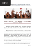 Participatory Governance - Report