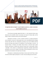 Participatory Governance - Report