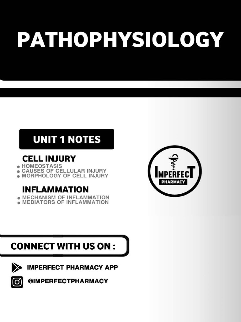 Unit 1 Pathophysiology Imperfect Pharmacy | PDF