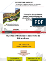 Exposición Ministerio Del Ambiente - Valoracion Patrimonio Natural