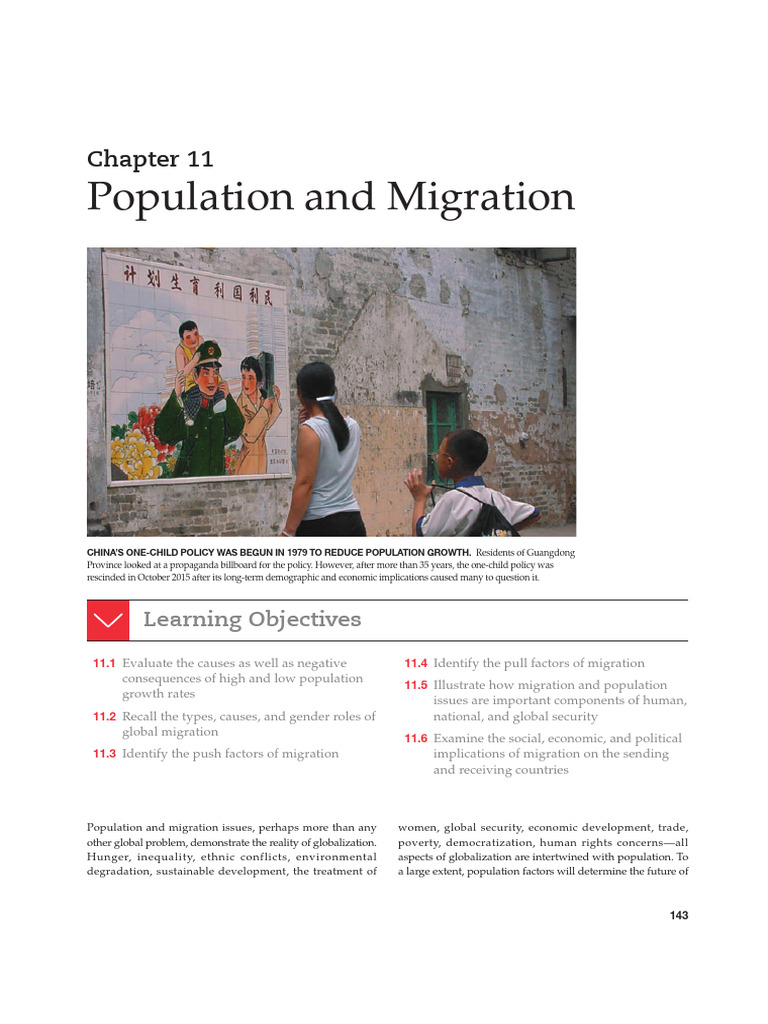 Population and Migration | PDF | Human Migration | Refugee