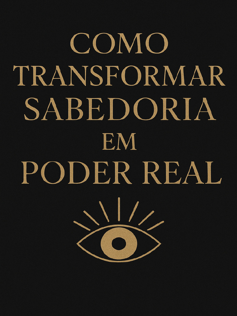 Como Transformar Sabedoria em Poder Real (1) | PDF | Pensamento | Liberdade