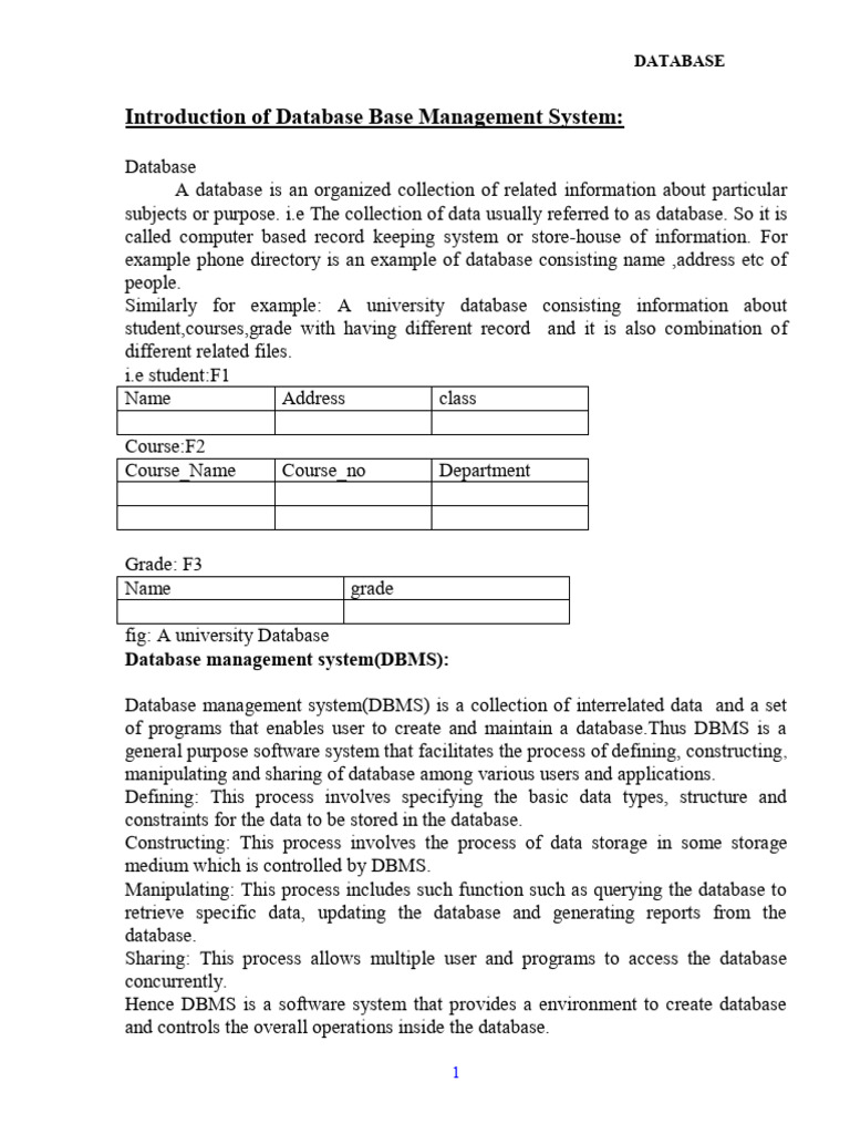 Chapter9 Database (1) | PDF | Databases | Relational Model