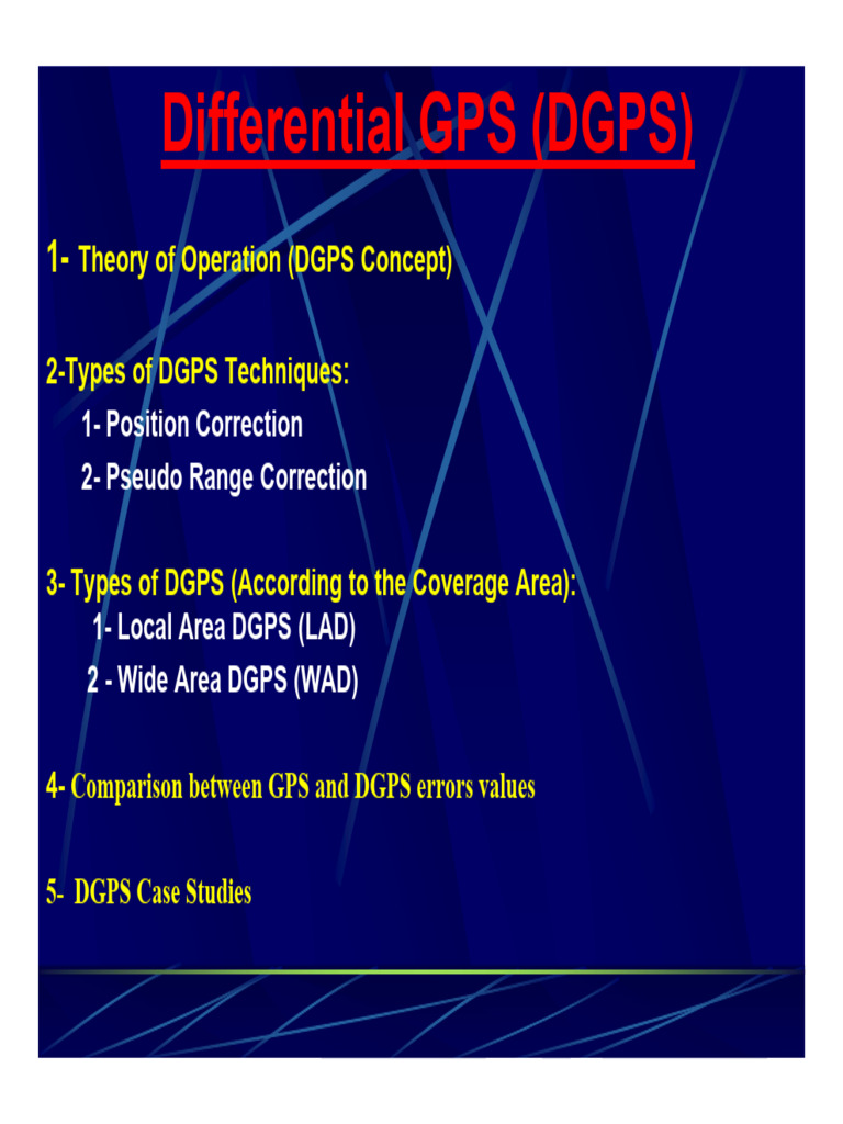 12 - DGPS | PDF | Global Positioning System | Radio