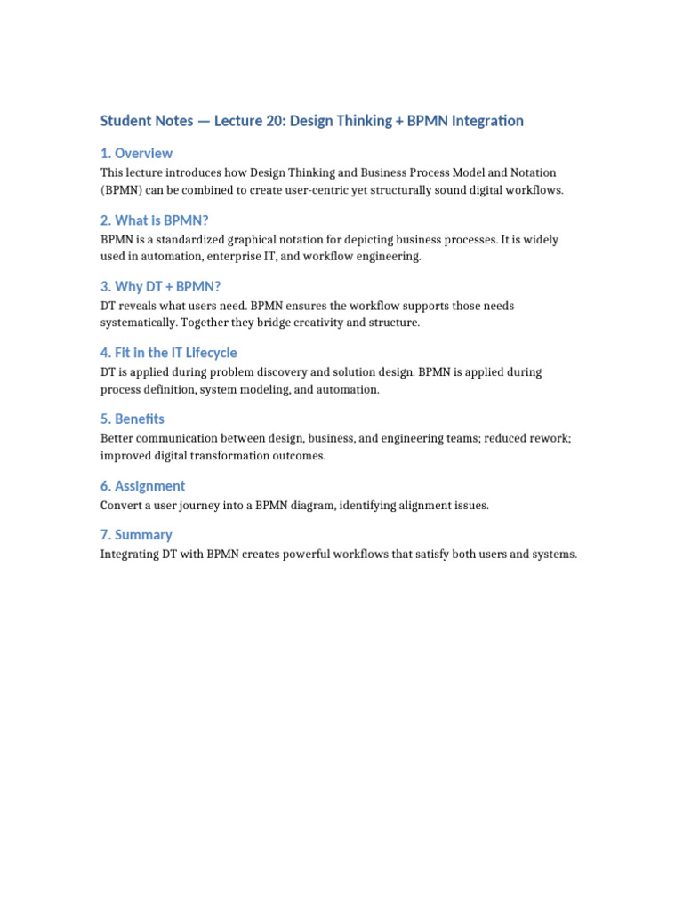 Lecture 20 Student Notes | PDF
