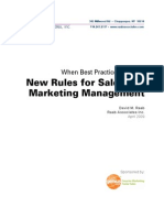 New Rules for Marketing & Sales Management