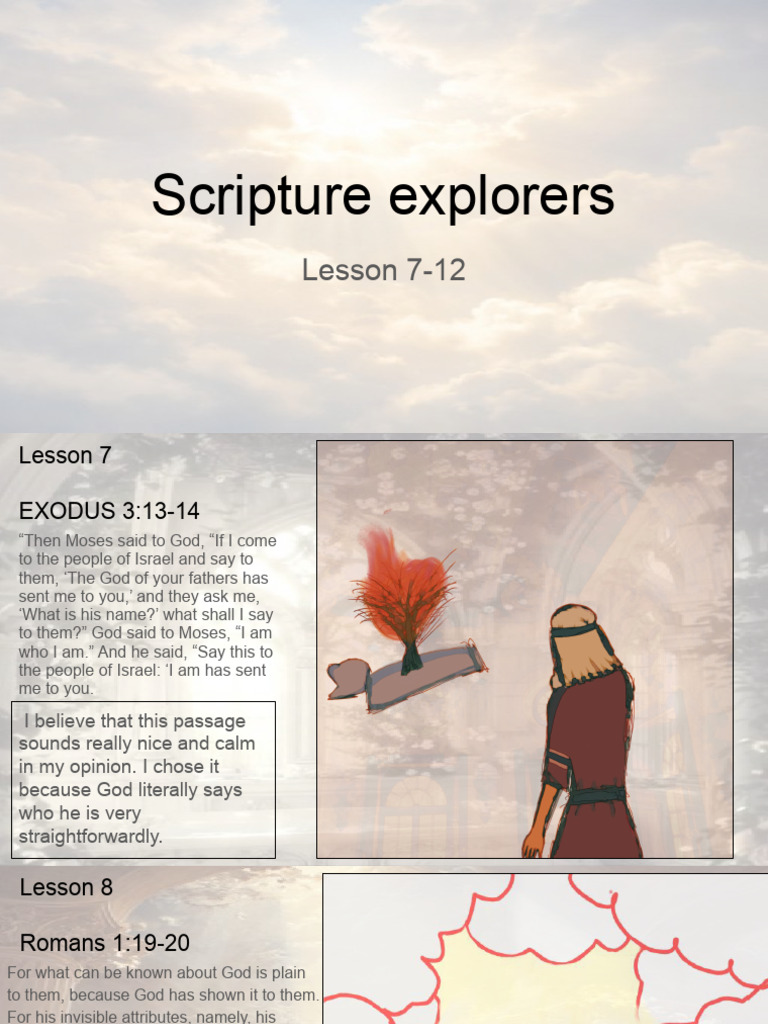 Scripture Explorers | PDF