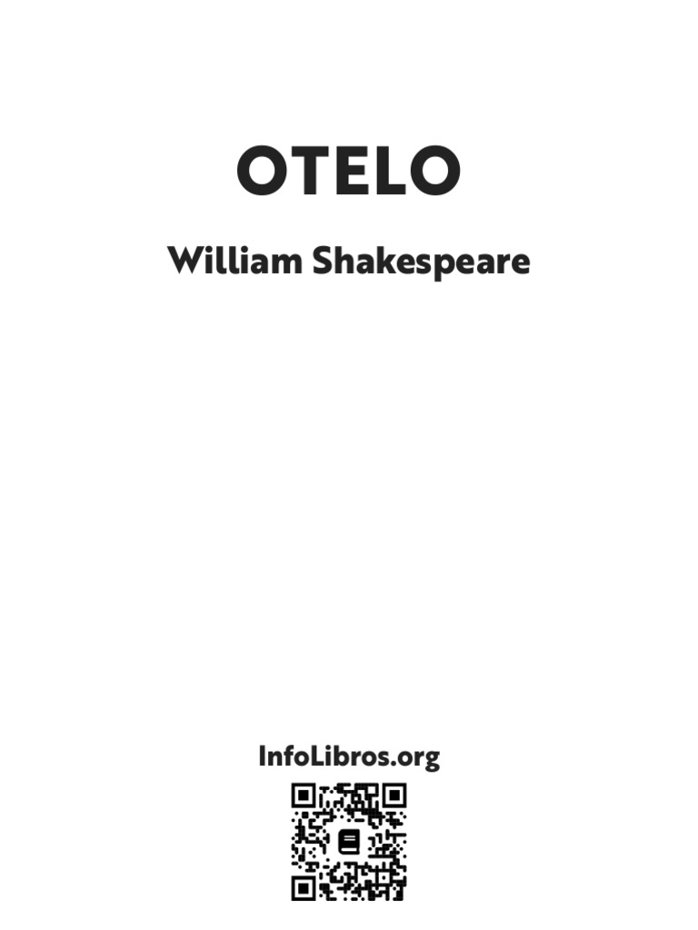 Otelo William Shakespeare | PDF | Othello