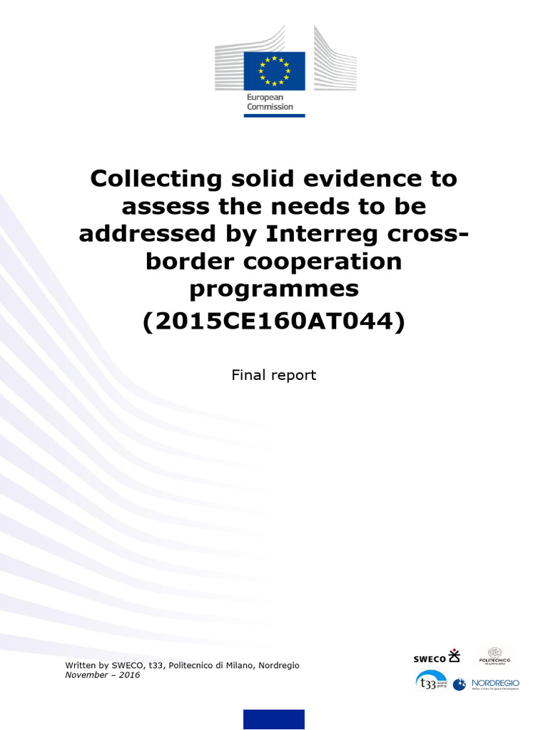 Border Regions Final Report | PDF | Economics | Capital (Economics)
