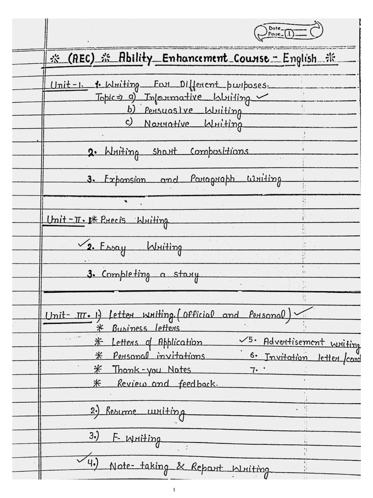 Aec English | PDF
