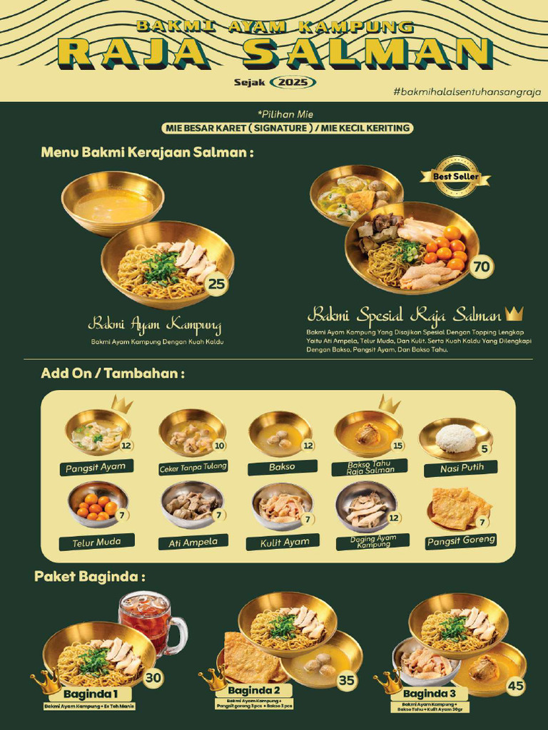 f163e197-89a0-4b8d-b260-9018a8c6aeb5_Menu-Bakmi-Raja-Salman-2026 | PDF