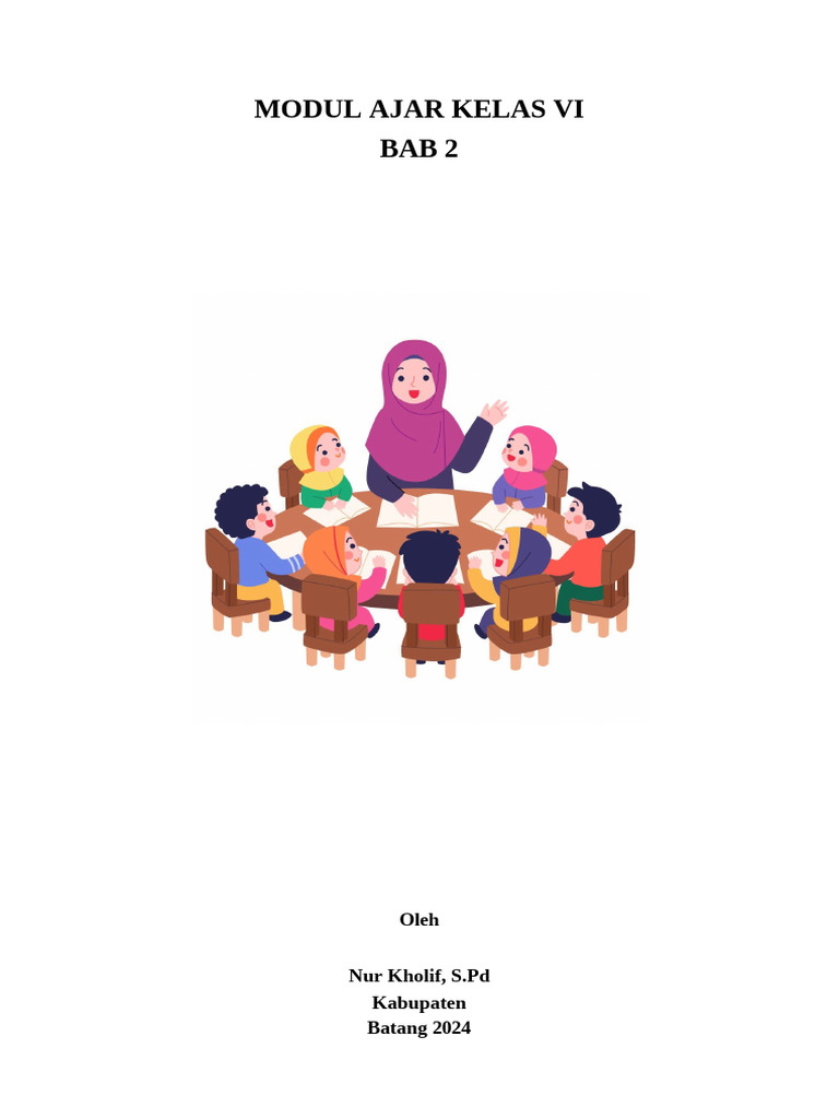 Modul Ajar Bab 2 Kelas 6 | PDF