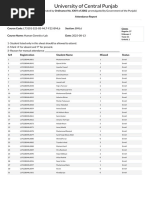 Daily Student Absentee Report | PDF