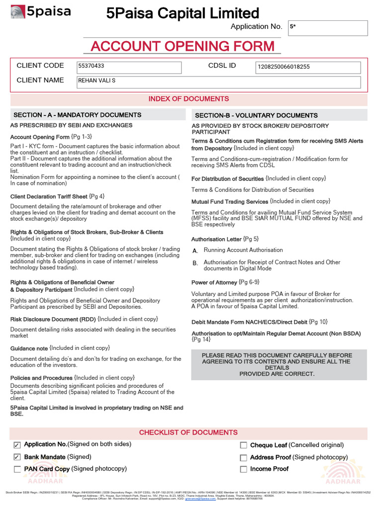 E-Sign Registration Form | PDF | Securities (Finance) | Margin (Finance)