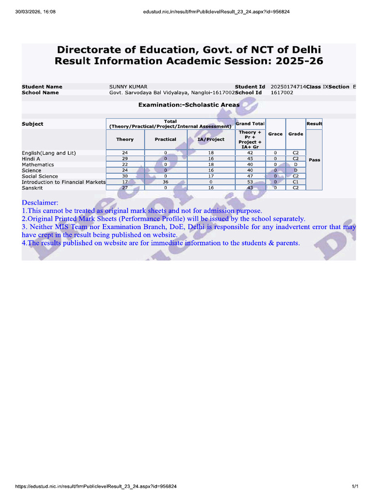 Sunny Result | PDF
