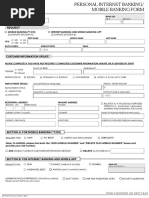 BSP Online Personal Internet Banking Form | PDF | Online Banking ...