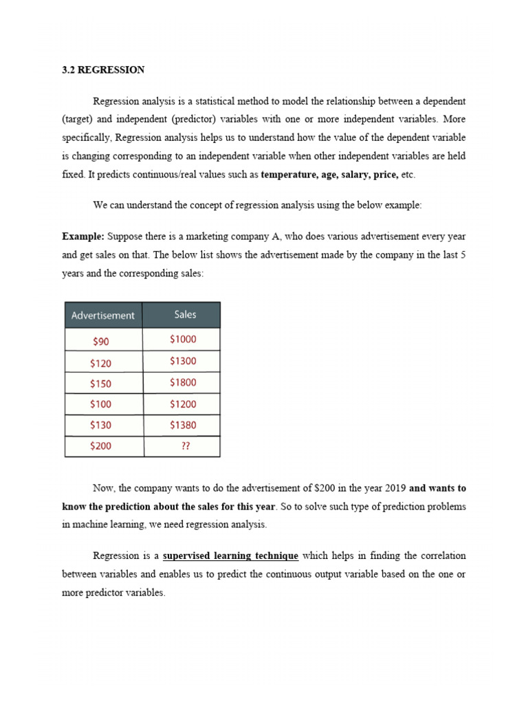 Regression | PDF