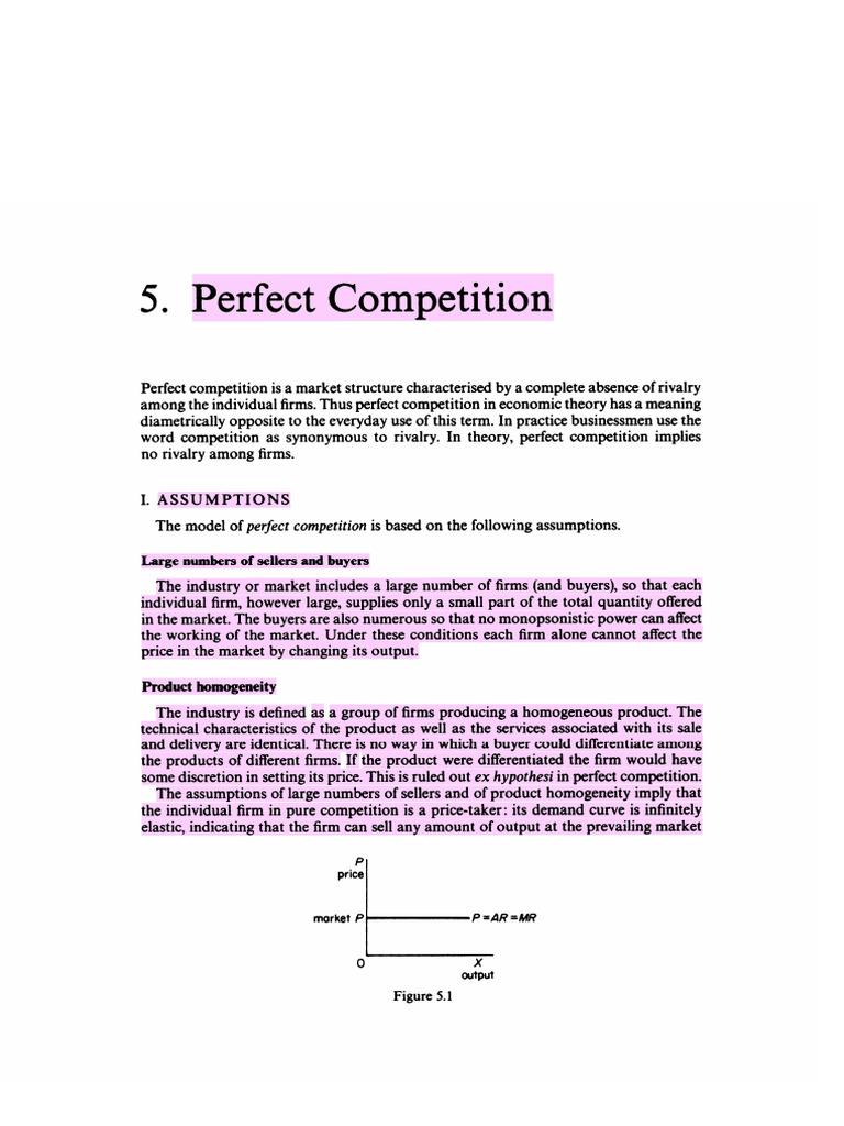 Perfect Competition | PDF