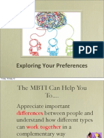 Managing Working Relationships - Understanding MBTI